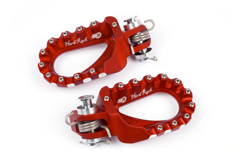 Gas Gas Ec 200 [S3] - Hard Rock Enduro footrests aluminum red