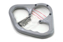 Ducati Monster 821 [A-SIDER] - Tank handle 5 screws silver Ducati-1