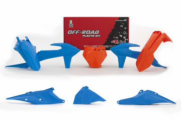 KTM 250 XC F [2019-2022] - Plastik-Kit vintage blau/orange KTM SX/SX-F