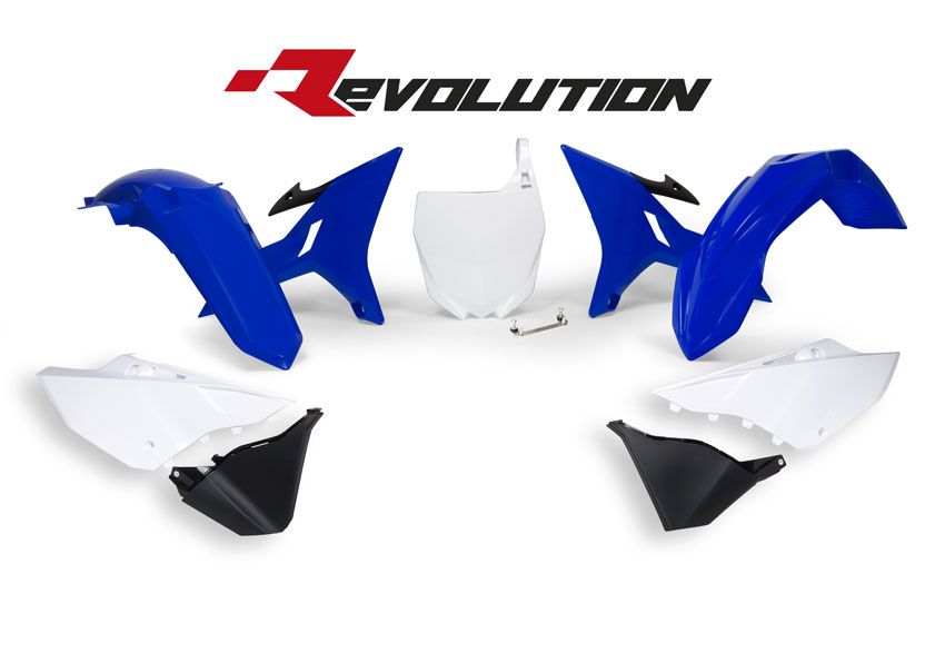Yamaha YZ 125 (CE 13) [2004] - Revolution Ersatz-Plastik-Kit Blau/Weiß Yamaha YZ125/250