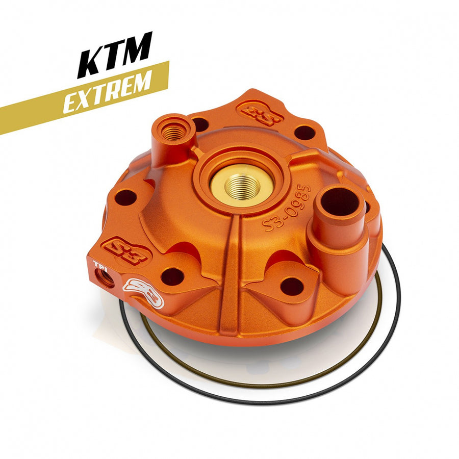 GAS GAS EC 250 [2021-2022] - Extreme Enduro Zylinderkopf & Einsatz-Kit Niedrige Kompression - Orange KTM/Husqvarna
