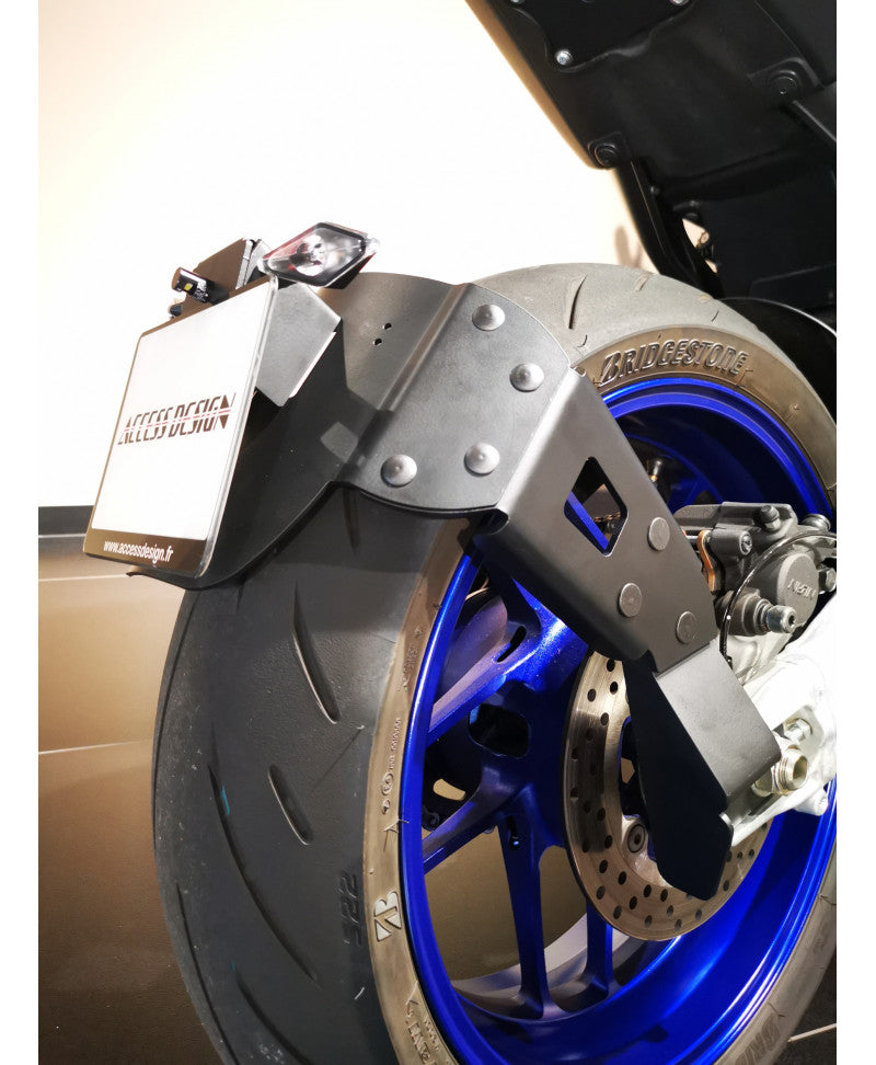 Yamaha MT-09 A2 [2022-2023] - Kennzeichenhalter ACCESS DESIGN Lick Wheel Schwarz