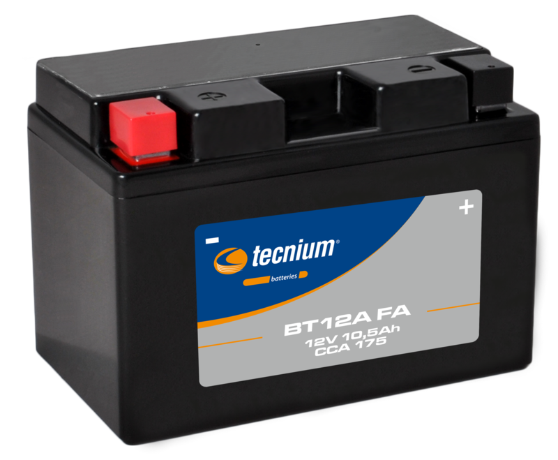 Svartpilen 125 [TECNIUM] - Battery Maintenance Free Factory Activated - BT12A