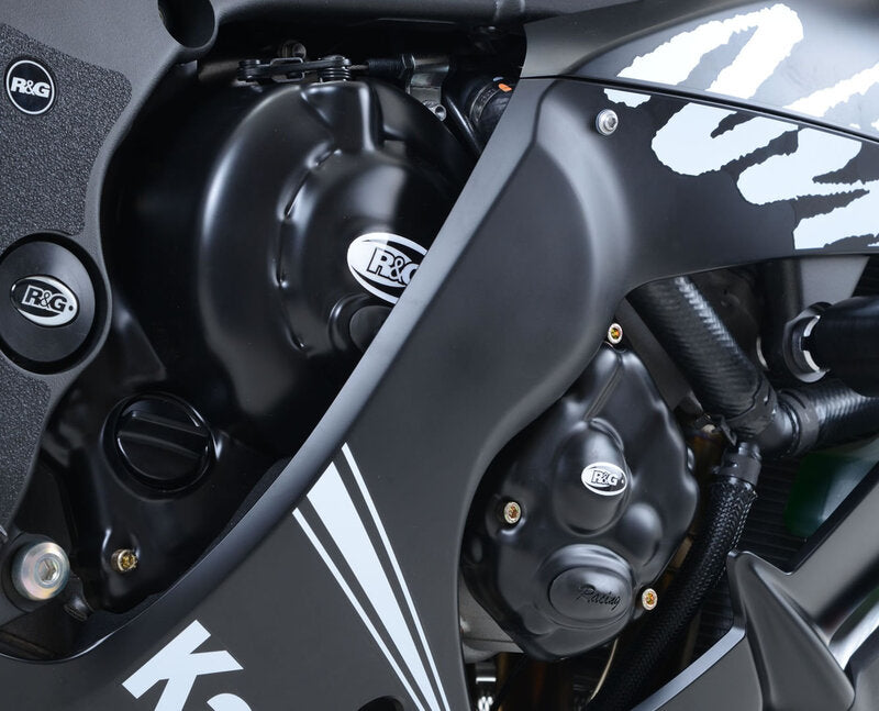 Kawasaki NINJA ZX-10 R SE ABS ZX1002C [2018] - Race Series Engine Case Cover Protector - Black Kawasaki ZX-10R/RR