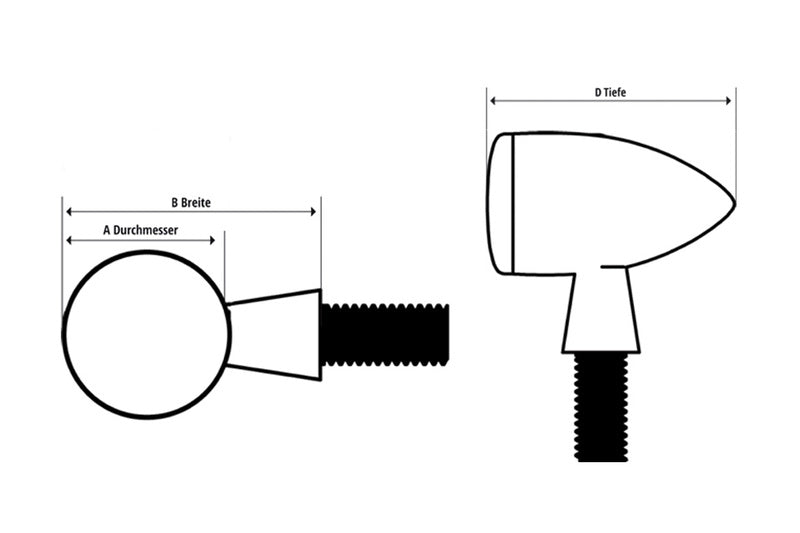 Indian Chief Dark Horse CHDH [Highsider] - Led turn signal