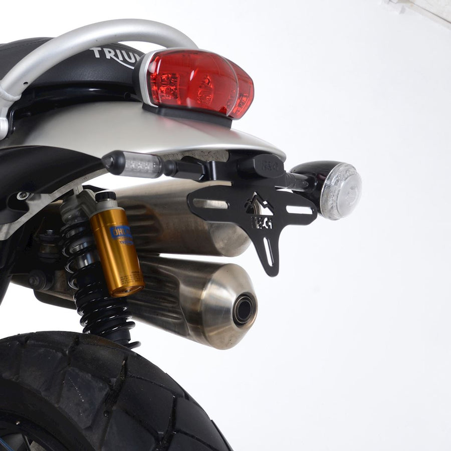 Triumph Scrambler 1200 XE ABS [2019-2024] - Kennzeichenhalter - Schwarz Triumph 1200 Scrambler XC/XE