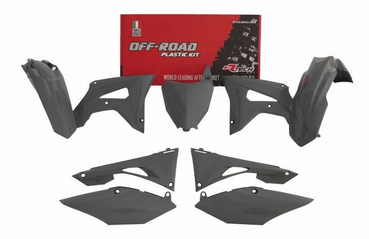 Honda CRF 450 R [2021-2024] - Revolution Plastik-Kit - Quantum-Grau Honda CRF