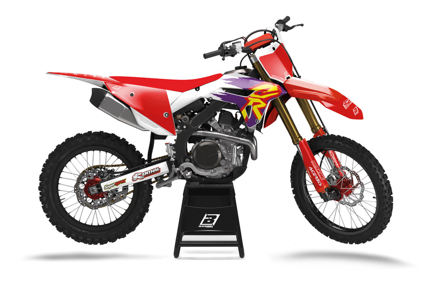 Honda CR 125 R (JE 01) [2002-2007] - Retro Complete Graphic Kit - Honda CR125/250