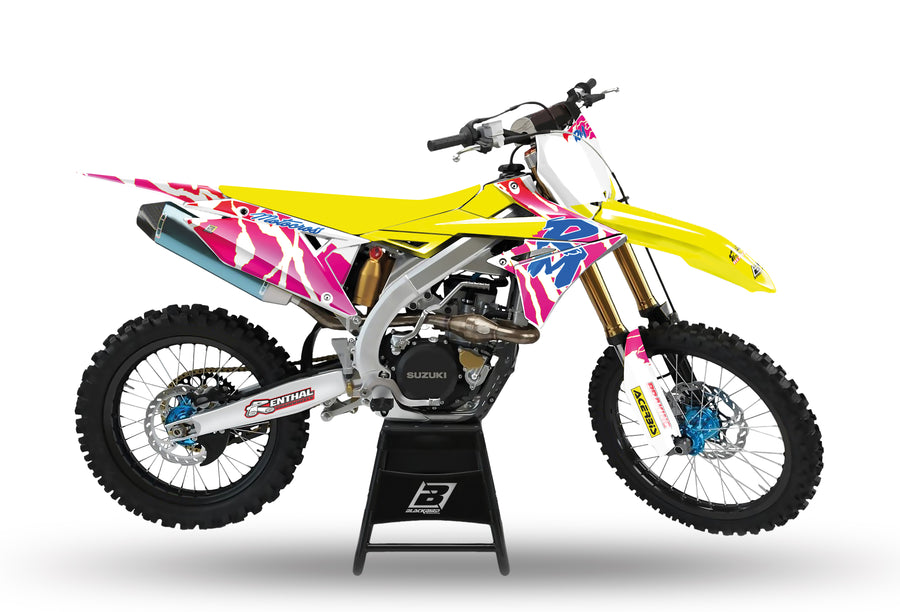 SUZUKI RM 125 [2001-2008] - Retro Complete Graphic Kit - Suzuki RM 125/250