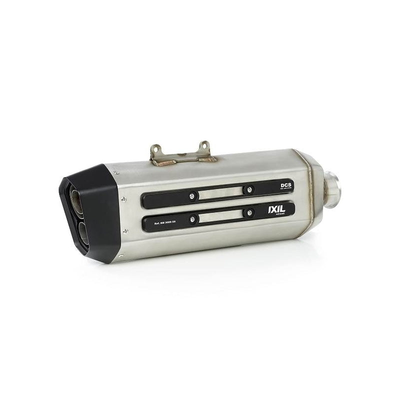 Triumph Tiger 900 Rally Pro [IXIL] - MXT silencer stainless steel / end cap black - Triumph Tiger 900/GT/Rally - ET4066SS