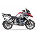 BMW R 1200 GS ABS (0 A 01) [2013-2015] - Hexoval Endtopf Edelstahl / Endkappe Edelstahl schwarz - OB5097VSE