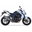 Kawasaki Z 750 ABS Z750M [2007-2012] - Hexoval Endtopf Edelstahl / Endkappe schwarz