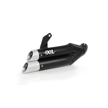 Honda CBR 500 R PC44 [2013-2015] - Hyperlow Endtopf Edelstahl schwarz / Endkappe Aluminium - XH6333XB