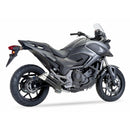 Honda Nc 700 [IXIL] - Hyperlow silencer stainless steel black / end cap aluminum - XH6362XB-3