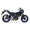 Suzuki SV 650 X [2022-2023] - Hyperlow Endtopf Edelstahl schwarz / Endkappe Aluminium - XS8333XB