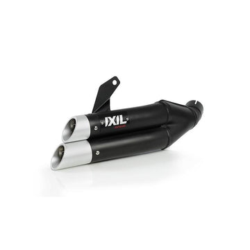 Suzuki Gsf 650 Bandit Abs [IXIL] - Hyperlow silencer stainless steel black / end cap aluminum - XS8357XB