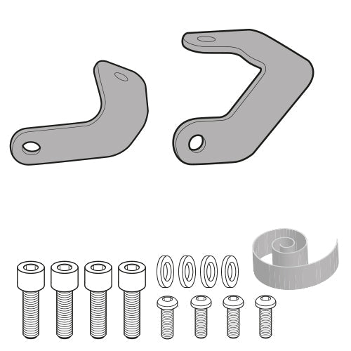 Honda NC 750 X [2014-2015] – PLX side case rack mounting kit