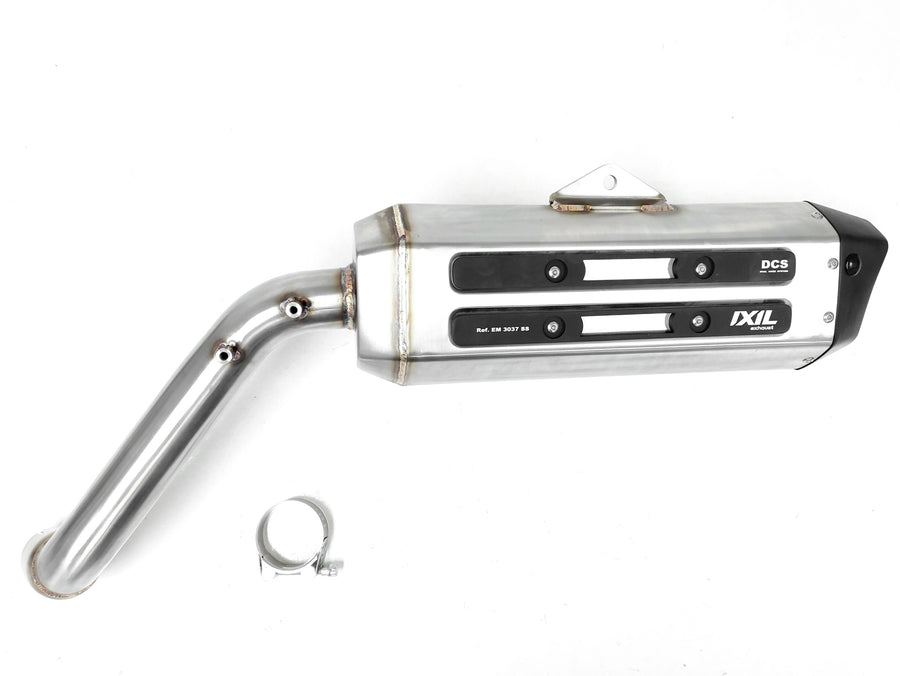 Moto Guzzi V 85 TT Travel [2020-2022] - MXT Silencer stainless steel - Moto Guzzi V85 TT - EM3037SS
