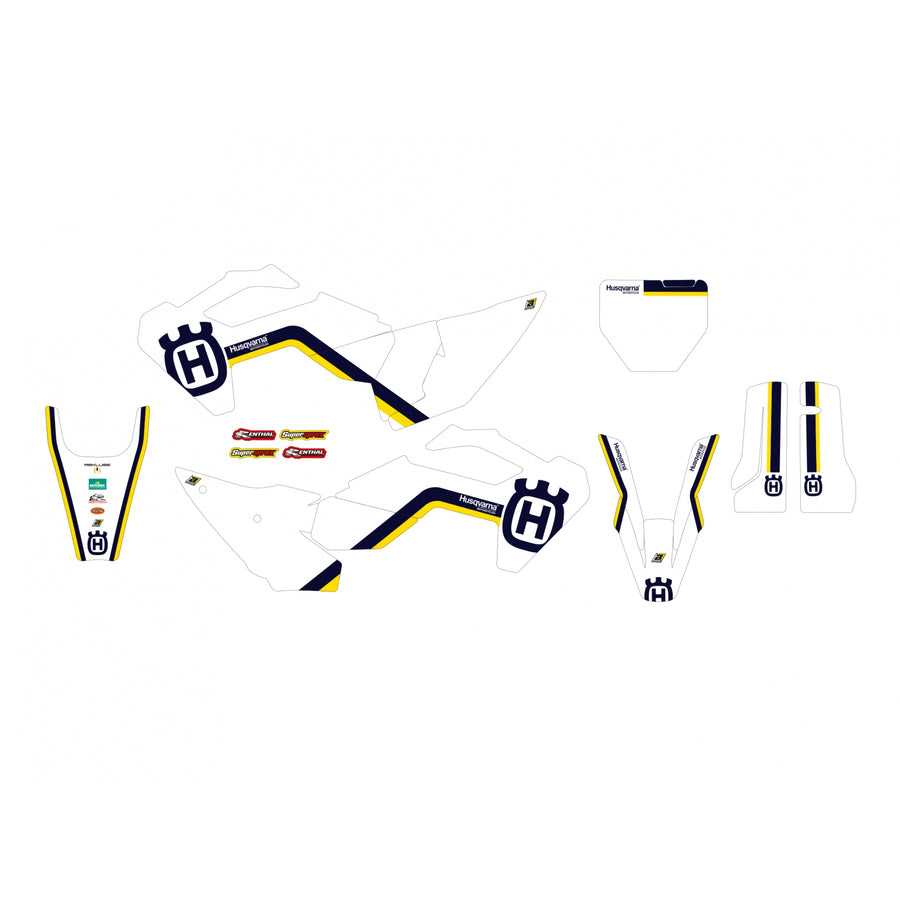 HUSQVARNA FC 250 [2023-2024] - Retro sticker kit - Husqvarna FC/TC