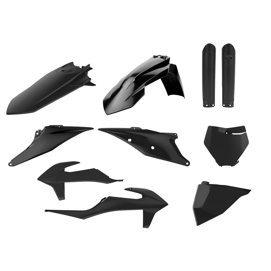 KTM 250 SX F [2019-2022] - Plastik-Kit Schwarz - KTM SX/SX-F