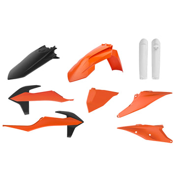 KTM 125 XC [2021-2023] - Plastik-Kit Originalfarbe - KTM EXC/EXC-F
