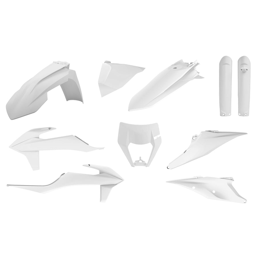 KTM 150 XC W [2020-2023] - Plastik-Kit Weiss - KTM EXC/EXC-F