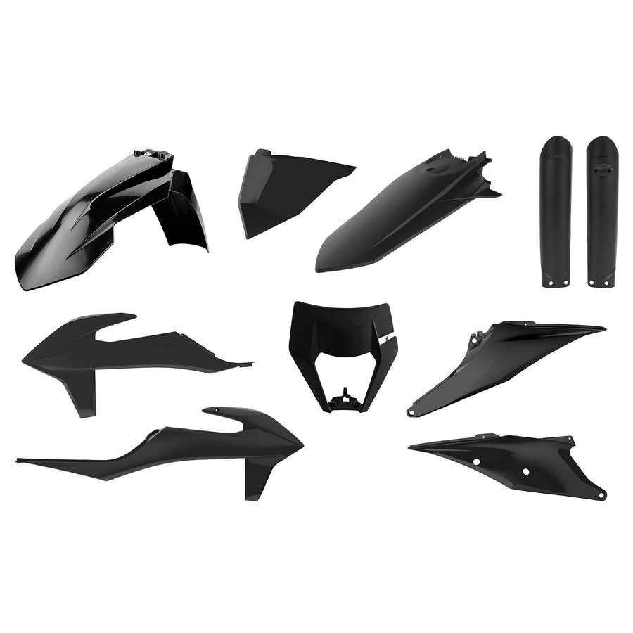 KTM 300 EXC TPI Erzbergrodeo [2020-2023] - Plastik-Kit Schwarz - KTM EXC/EXC-F