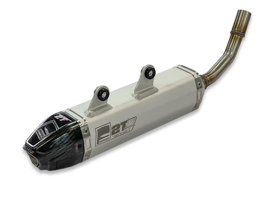 GAS GAS EC 300 [2024-2025] - Carby Schalldämpfer weisses Aluminium/Karbon-Endkappe