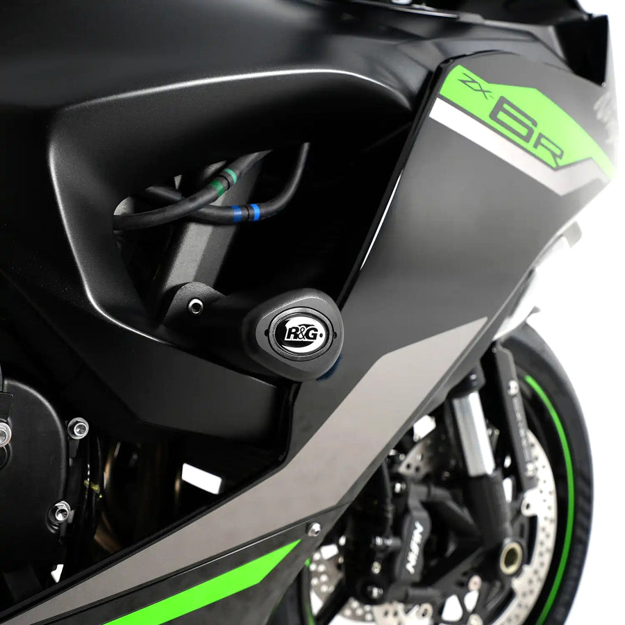 Kawasaki NINJA ZX-6R [2024-2026] - Aero-Sturzprotektoren - Schwarz