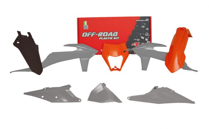 KTM 125 XC W [2020-2023] - Plastik-Kit 6-teilig