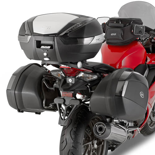 Honda VFR 800 F [GIVI] - Top case carrier for MONOKEY® or MONOLOCK® cases to be mounted with the MONOKEY® plate M5