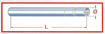 Honda XL 600 V Transalp (PD 10) [1998-1999] - Gabelstandrohr - 41 x 700 mm