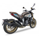 CF Moto 700 CL-X [2020-2022] - RC3B Slip-On Endtopf Edelstahl Schwarz