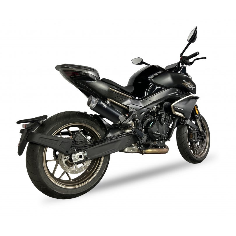 CF Moto 800 NK Advanced [2023-2024] - RC3B Slip-On Silencer Stainless Steel Black