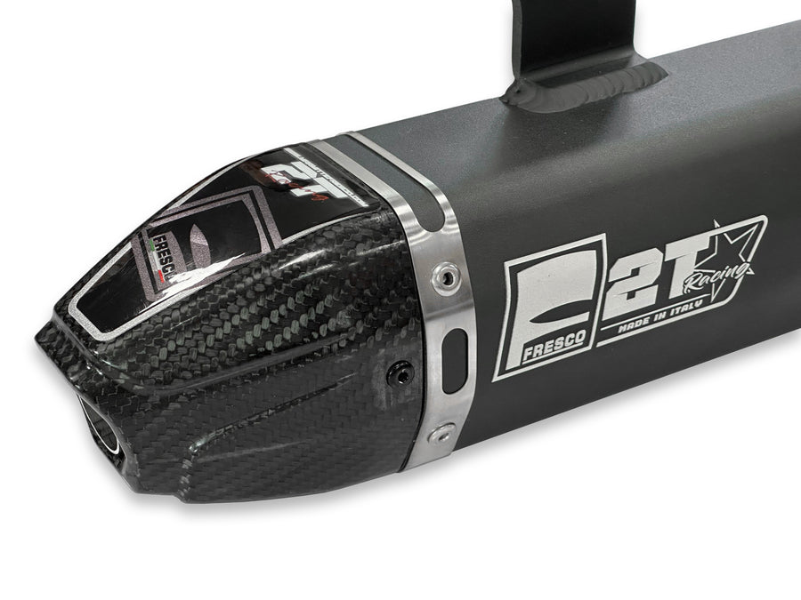 FANTIC XX 250 [2022-2026] - Carby Schalldämpfer schwarzes Aluminium/Karbon-Endkappe