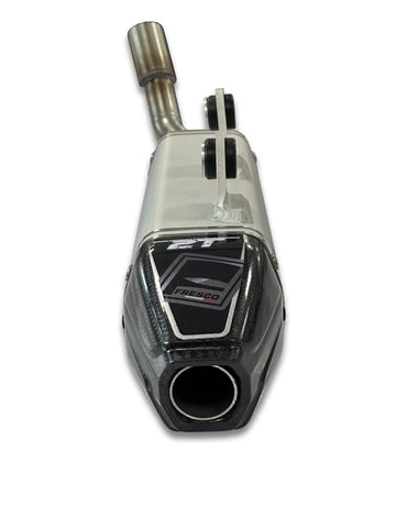 Sherco 250 SE Xtrem [2026] - Carby silencer white aluminum/carbon end cap