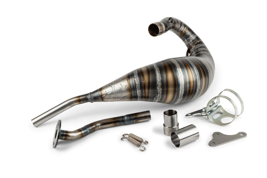 Beta RR Enduro 50 2T - Exhaust 80 - 90cc CNC orange / black