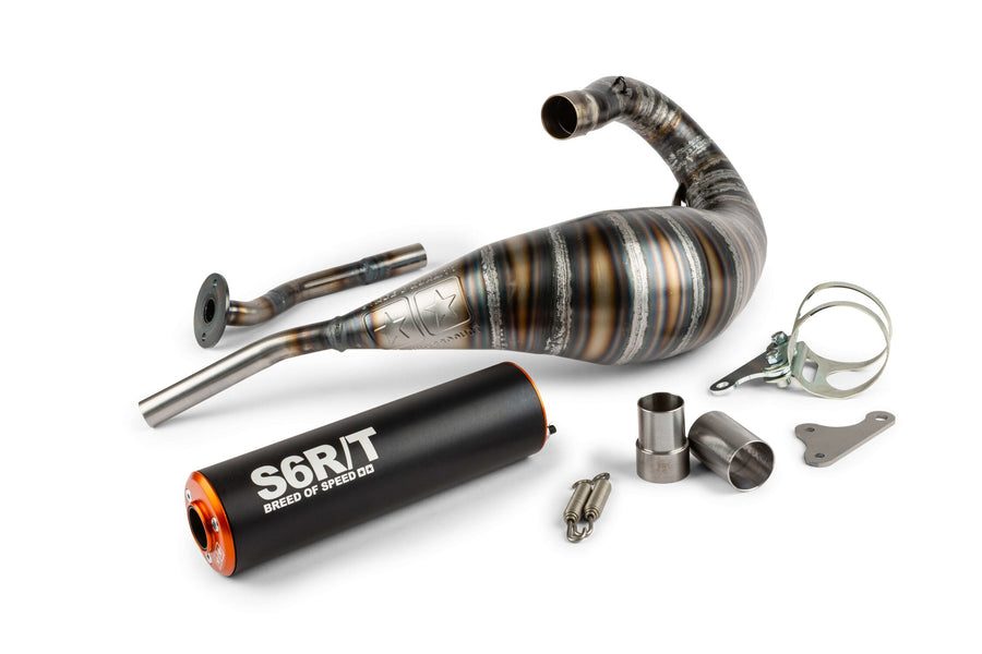 Beta RR Enduro 50 2T - Exhaust 80 - 90cc CNC orange / black