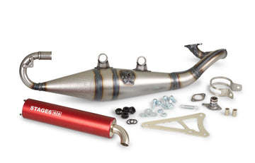 Aprilia SR Netscaper 50 2T LC - Exhaust Pro Replica MK2 Red