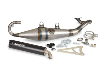 Aprilia SR Netscaper 50 2T LC - Exhaust Pro Replica MK2 Black