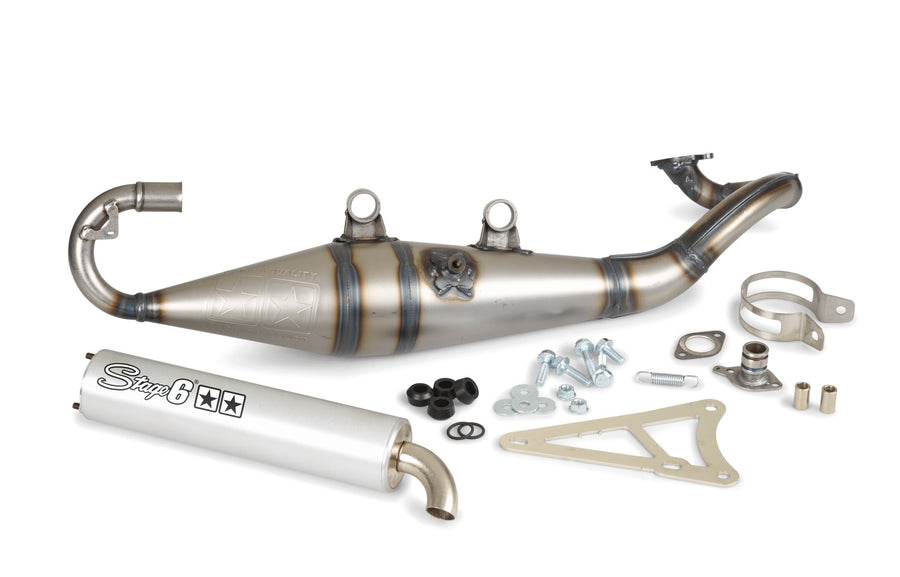 MBK Nitro Naked 50 2T LC [–2012] - Auspuff Pro Replica MK2 Alu