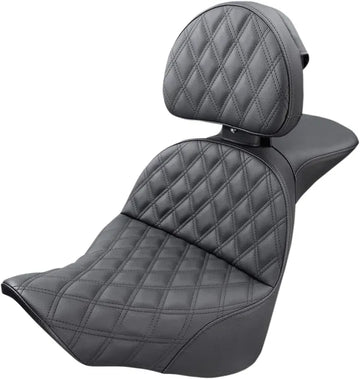 Harley Davidson Fxbr [SADDLEMEN] – Explorer seat with diamond quilting