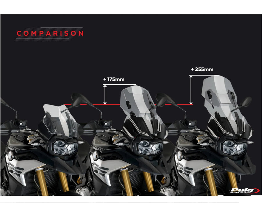 BMW F 750 GS [2024] – Adjustable windshield – heavily tinted