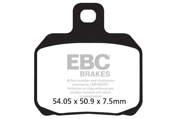 Kawasaki Ninja 650 [EBC]-Half-sorted VEE brake pads
