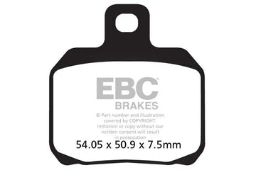 Ducati Scrambler 1100 [EBC]-Half-sorted VEE brake pads