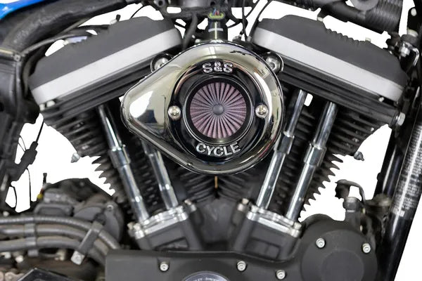 Harley-Davidson Xl 1200 T Sportster Superlow [2018] - Air Stinger Stealth Luftfiltersatz – Oberfläche: Silber – Bild 9
