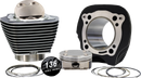 Harley-Davidson FLFBS 1923 Softail Fat Boy 117 [2025] - 132" Hochverdichtungs- / 136" Big Bore Kit – Oberfläche: Hervorgehobene Lamellen, Black Granite – Merkmal: 0,00 cm³ Kuppelvolumen – Bild 1