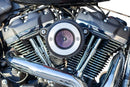 Harley-Davidson FXFB 1750 Softail Fat Bob 107 [2021] - Air Stinger Stealth Luftfiltersatz – Oberfläche: Schwarz, Verchromt – Bild 2