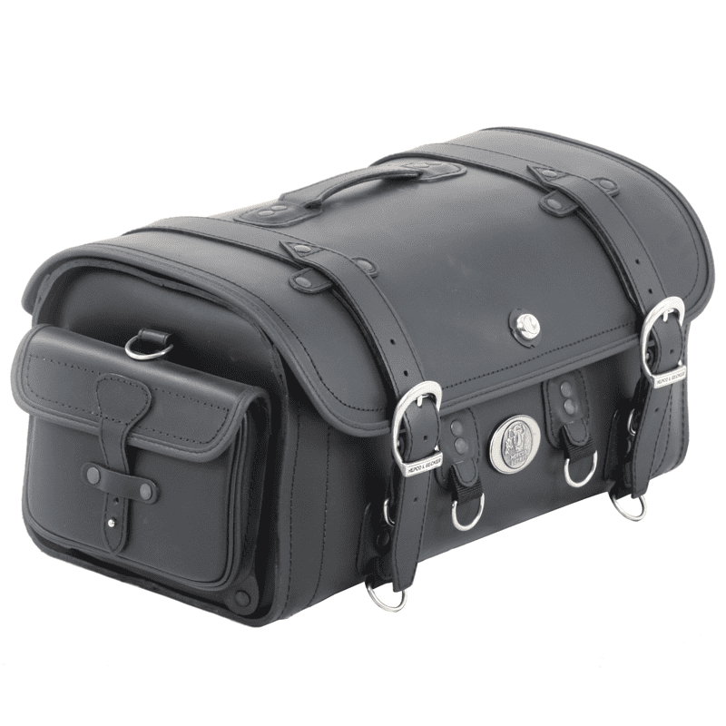 Motorcycle bag [Hepco & Becker] - leather handbag Buffalo - luggage rack