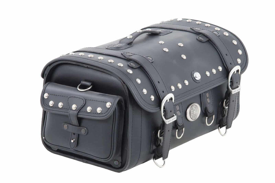 Motorcycle bag [Hepco & Becker] - leather handbag Buffalo Custom - luggage rack